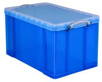 Opbergbox ru 84ltr 710x440x380mm transp blauw