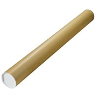 Verzendkoker, ft 100 x 10 cm, bruin