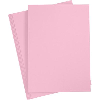 Creativ Company Gekleurd karton, a4, vel 210x297 mm, 180 gr, lichtroze, 20 vel/ 1 doos