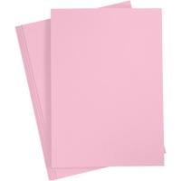 Creativ Company Gekleurd karton, a4, vel 210x297 mm, 180 gr, lichtroze, 20 vel/ 1 doos