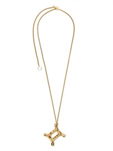 Jil Sander collier à pendentif zodiaque - Or