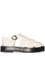 St. Agni sandales Axel en cuir - Blanc