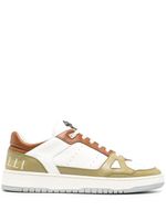 Roberto Cavalli baskets en cuir - Blanc