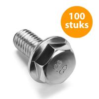 Adam Hall 54M8X30 Flensbout M8 x 30 met tandkrans (100 stuks)