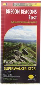 Wandelkaart Brecon Beacons Oost | Harvey Maps