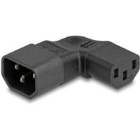 Delock 80474 Stekkeradapter [Apparaatstekker, male C14 - Apparaatstekker, female C13 10A] Zwart 1 stuk(s) Bag