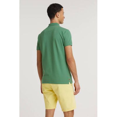 A fish named Fred regular fit polo met biologisch katoen groen A fish named Fred regular fit polo met biologisch katoen groen