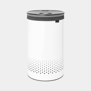 Brabantia Wasbox 60 liter - White / Dark Grey kunststof deksel