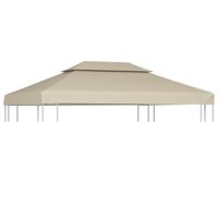Vervangend tentdoek prieel 310 g/m² 3x4 m beige - thumbnail