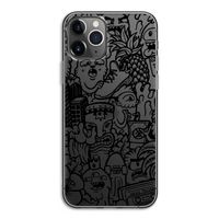 Vexx Black Mixtape: iPhone 11 Pro Transparant Hoesje