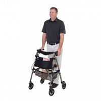 Stander Fold N Go rollator antraciet Stander Fold N Go rollator antraciet