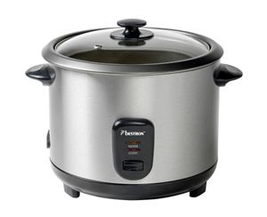 Bestron ARC180 rijstkoker Zwart, Roestvrijstaal 1,8 l 700 W