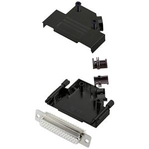 encitech D45ZK25-BK-HDS44-W-K 6355-8104-13 D-sub female connectorset 45 ° Aantal polen: 44 Soldeerkelk 1 stuk(s)