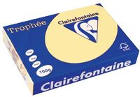Clairefontaine Trophée Pastel, gekleurd papier, A4, 160 g, 250 vel, kanariegeel - thumbnail