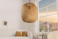 Gevlochten hanglamp ORGANIC LIVING 50cm natuurlijke bamboe mand lamp handgemaakt - 40591