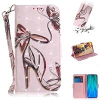 Voor Xiaomi Redmi Note 8 Pro 3D gekleurde tekening horizontale Flip lederen draagtas met houder & Card slot & portemonnee & Lanyard (High-hakken)