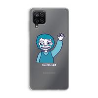 Zwaai: Samsung Galaxy A12 Transparant Hoesje