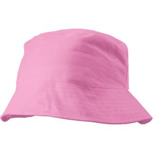 Zonnehoedje/vissershoedjes voor volwassenen - lichtroze - 100% katoen - Zon bescherming