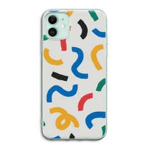 Illustratieve pop 2: iPhone 11 Transparant Hoesje