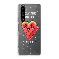One In A Melon: Sony Xperia 1 III Transparant Hoesje