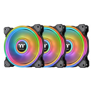 Thermaltake Riing Quad 12 RGB Computer behuizing Ventilator 12 cm Zwart