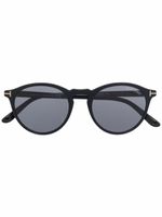 TOM FORD Eyewear lunettes de soleil Aurele à monture ronde - Noir