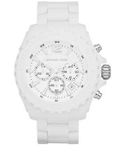 Horlogeband Michael Kors MK8259 Staal Wit 24mm