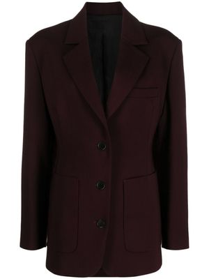 Lanvin blazer à simple boutonnage - Rouge
