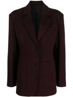 Lanvin blazer à simple boutonnage - Rouge