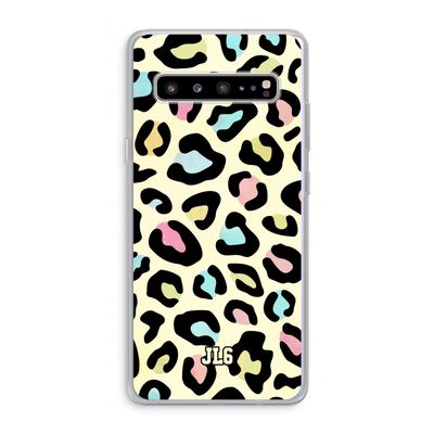 Leopard pattern: Samsung Galaxy S10 5G Transparant Hoesje