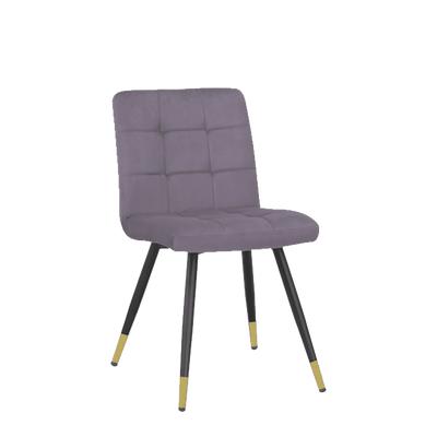 Eetkamerstoel Giorgio Grijs velvet