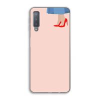 High heels: Samsung Galaxy A7 (2018) Transparant Hoesje
