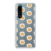 Bacon to my eggs #1: Sony Xperia 5 III Transparant Hoesje