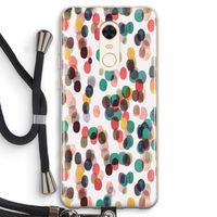 Tropical Dots: Xiaomi Redmi 5 Transparant Hoesje met koord