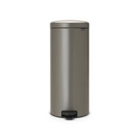 Brabantia newIcon pedaalemmer 30 liter met kunststof binnenemmer - Platinum - thumbnail