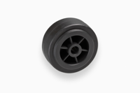 Metafranc Wiel Rubber 80Mm Pvc Zw W - WU0810050