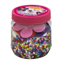 Hama Strijkkralen Roze 4000 stuks