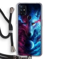Where Light And Dark Meet: OnePlus Nord N10 5G Transparant Hoesje met koord