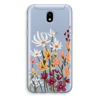 Painted wildflowers: Samsung Galaxy J5 (2017) Transparant Hoesje