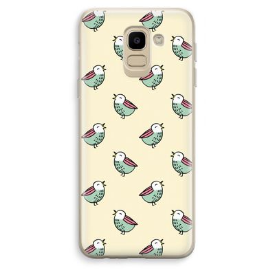 Vogeltjes: Samsung Galaxy J6 (2018) Transparant Hoesje