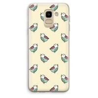 Vogeltjes: Samsung Galaxy J6 (2018) Transparant Hoesje Vogeltjes: Samsung Galaxy J6 (2018) Transparant Hoesje