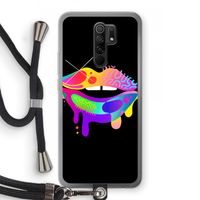 Lip Palette: Xiaomi Redmi 9 Transparant Hoesje met koord