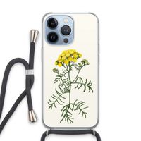 Tansy: iPhone 13 Pro Transparant Hoesje met koord