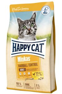 Happy Cat Minkas Hairball Control droogvoer voor kat 10 kg Volwassen