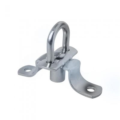 ProPlus zeiloog rond met veer 27mm 4 stuks in blister zilver