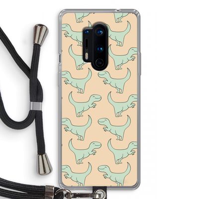Dinos: OnePlus 8 Pro Transparant Hoesje met koord