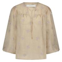 Nukus Blouse Kaoutar Embroidery | Sand