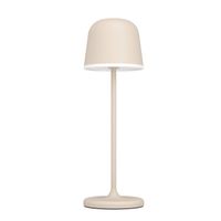 EGLO Mannera Tafellamp - Aanraakdimmer - Draadloos - 34 cm - Zand/Wit - Oplaadbaar - Binnen en Buiten - thumbnail