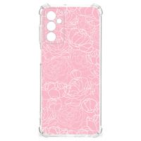 Samsung Galaxy M13 4G | M23 Case White Flowers - thumbnail