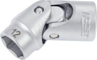 HAZET Scharnierende dopsleutel 880G-12 · 3/8 inch (10 mm) vierkant hol · Buiten-zeskant-tractieprofiel · SW 12 mm